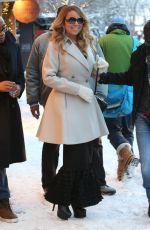 MARIAH CAREY Out Shopping in Aspen 2312