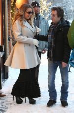 MARIAH CAREY Out Shopping in Aspen 2312