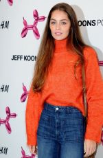MARIE-ANGE CASTA at Du Sac Balloon Dog by Jeff Koons Presentation in Paris