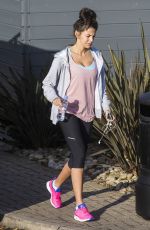 MICHELLE KEEGAN in Leggings Leaves a Gym in Essex