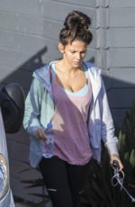 MICHELLE KEEGAN in Leggings Leaves a Gym in Essex