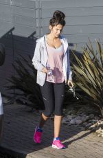 MICHELLE KEEGAN in Leggings Leaves a Gym in Essex