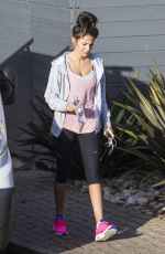 MICHELLE KEEGAN in Leggings Leaves a Gym in Essex