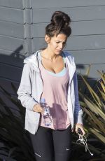 MICHELLE KEEGAN in Leggings Leaves a Gym in Essex
