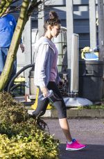 MICHELLE KEEGAN in Leggings Leaves a Gym in Essex
