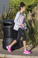 MICHELLE KEEGAN in Leggings Leaves a Gym in Essex