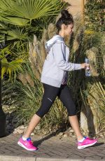MICHELLE KEEGAN in Leggings Leaves a Gym in Essex