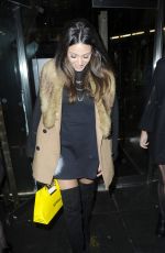 MICHELLE KEEGAN Leaves Australasia Restaurant in Manchester