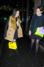 MICHELLE KEEGAN Leaves Australasia Restaurant in Manchester