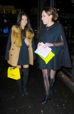 MICHELLE KEEGAN Leaves Australasia Restaurant in Manchester