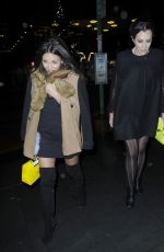 MICHELLE KEEGAN Leaves Australasia Restaurant in Manchester