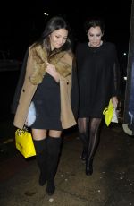 MICHELLE KEEGAN Leaves Australasia Restaurant in Manchester