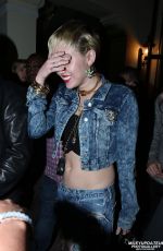 MILEY CYRUS and Patrick Schwarzenegger Night Out in Miami