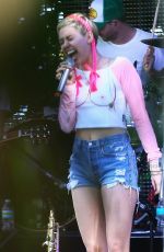 MILEY  CYRUS at Tommy Hilfiger Art Basel Party Rehersal in Miami
