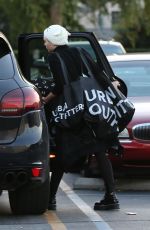 MILEY CYRUS Out and About in Studio City 0912