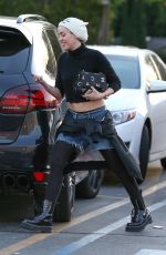 MILEY CYRUS Out and About in Studio City 0912