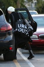 MILEY CYRUS Out and About in Studio City 0912