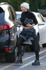 MILEY CYRUS Out and About in Studio City 0912