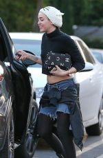 MILEY CYRUS Out and About in Studio City 0912