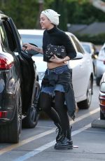 MILEY CYRUS Out and About in Studio City 0912