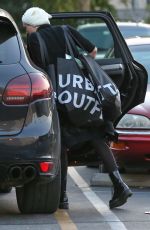 MILEY CYRUS Out and About in Studio City 0912