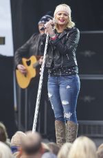 MIRANDA LAMBERT Performs at the Belk Bowl in Charlotte