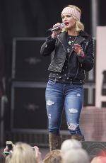 MIRANDA LAMBERT Performs at the Belk Bowl in Charlotte