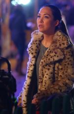 MYLEENE KLASS Night Out at Winter Wonderland in London
