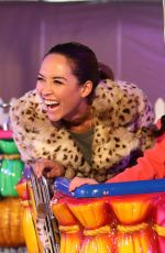 MYLEENE KLASS Night Out at Winter Wonderland in London