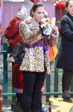 MYLEENE KLASS Night Out at Winter Wonderland in London