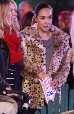 MYLEENE KLASS Night Out at Winter Wonderland in London