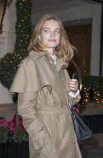 NATALIA VODIANOVA Leaves The Bristol Hotel in Paris