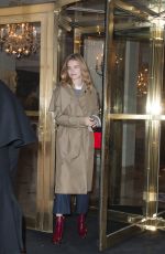 NATALIA VODIANOVA Leaves The Bristol Hotel in Paris