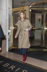 NATALIA VODIANOVA Leaves The Bristol Hotel in Paris