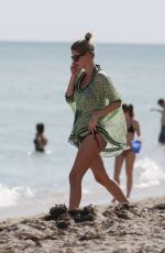 NICKY HILTON in Bikini on the Beach in Miami