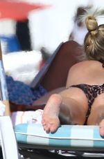 NICKY HILTON in Bikini on the Beach in Miami