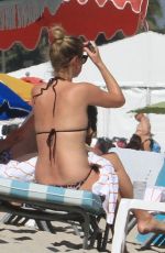NICKY HILTON in Bikini on the Beach in Miami