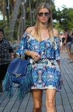 NICKY HILTON Out and About in Miami Beach 0612