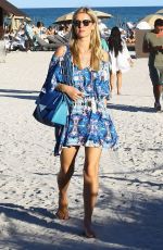 NICKY HILTON Out and About in Miami Beach 0612