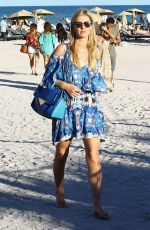 NICKY HILTON Out and About in Miami Beach 0612