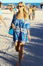 NICKY HILTON Out and About in Miami Beach 0612