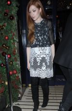 NICOLA ROBERTS at Sunday Times Style Christmas Party in London