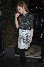 NICOLA ROBERTS at Sunday Times Style Christmas Party in London