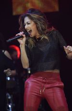 NICOLE SCHERZINGER at Key 103 Christmas Live Concert in Manchester
