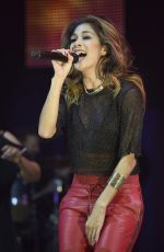 NICOLE SCHERZINGER at Key 103 Christmas Live Concert in Manchester