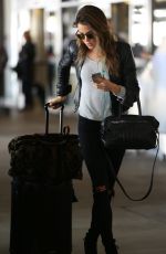 NIKKI REED Leaves Los Angeles International Airport 0912