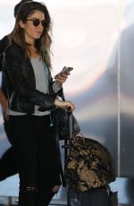 NIKKI REED Leaves Los Angeles International Airport 0912