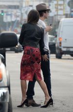 NIKKI REED Out for Lunch with Friends in West Hollywood
