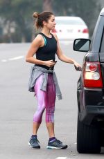 NIKKI REED Out Jogging in Studio City 1112