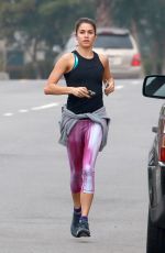 NIKKI REED Out Jogging in Studio City 1112
